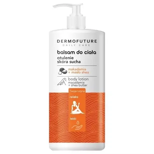 Dermofuture Precision Otulenie, Balsam do ciała do skóry suchej `Makadamia i masło shea`