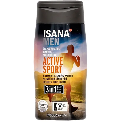 Isana Men, Shower Gel 3 in 1, Żel pod prysznic (różne zapachy) - 3