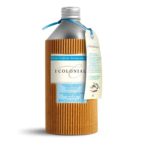 J&E Atkinsons I Coloniali, Doccia Tibetana Tonificante Rabarbaro [Invigorating Shower Cream Rhubarb] (Kremowa emulsja pod prysznic z rabarbarem)