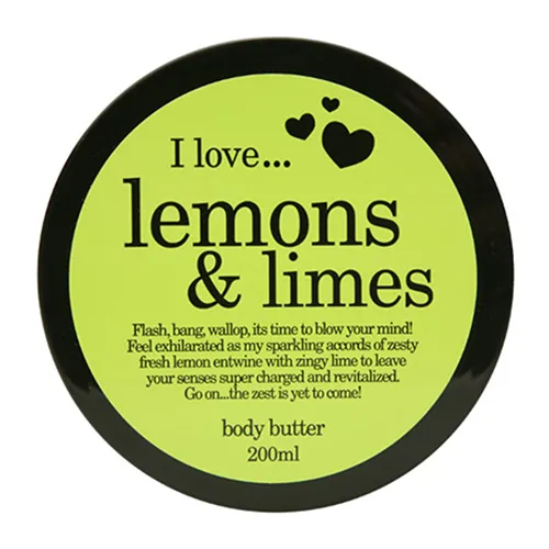 I Love... Cosmetics Lemons & Limes, Nourishing Body Butter (Masło do ciała)