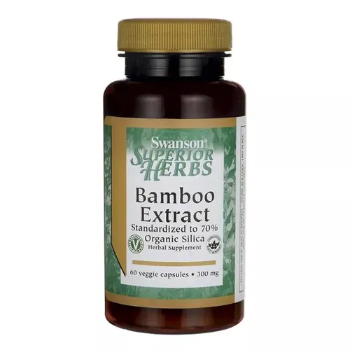 Swanson Bamboo Extract (Standaryzowany ekstrakt z bambusa) - 2
