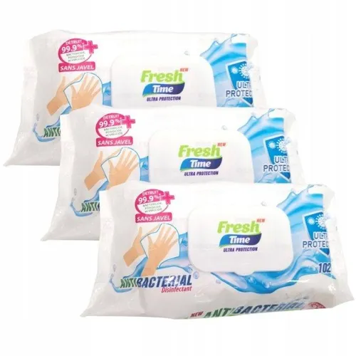 Fresh Time Chusteczki antybakteryjne do rąk