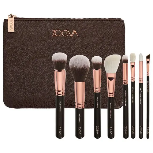 Zoeva Rose Golden Luxury Brush Set (Zestaw 8 pędzli do makijażu twarzy)