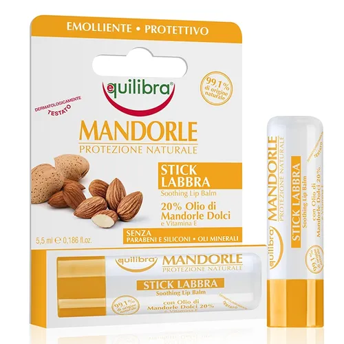 Equilibra Mandorle Stick Labbra (Balsam do ust `Słodkie migdały`)