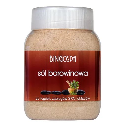 BingoSpa Sól borowinowa do kąpieli, zabiegów SPA i okładów