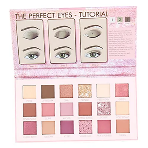 Fab Factory Nude Eyeshadows Palette (Paleta cieni do powiek) - 2