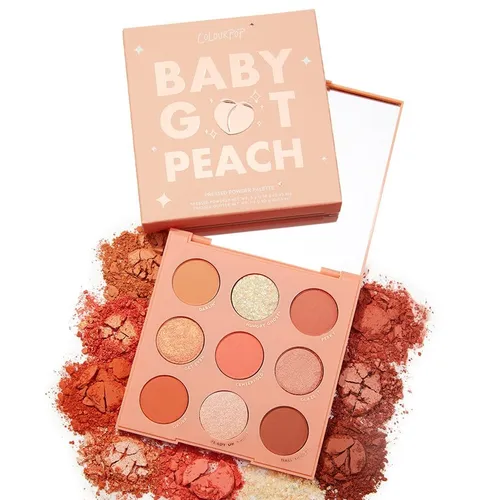 ColourPop Baby Got Peach Eyeshadow Palette (Paleta 9 cieni do powiek) - 1