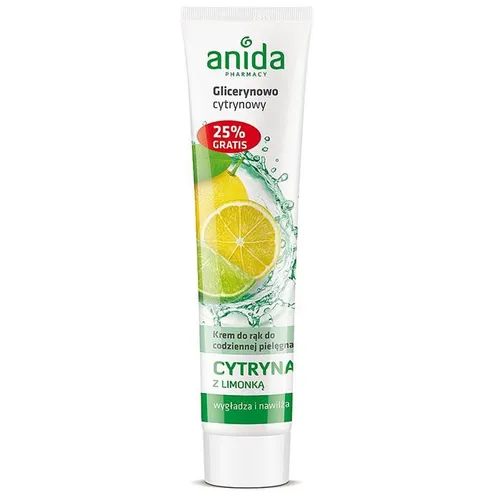 Anida Krem do rąk glicerynowo - cytrynowy