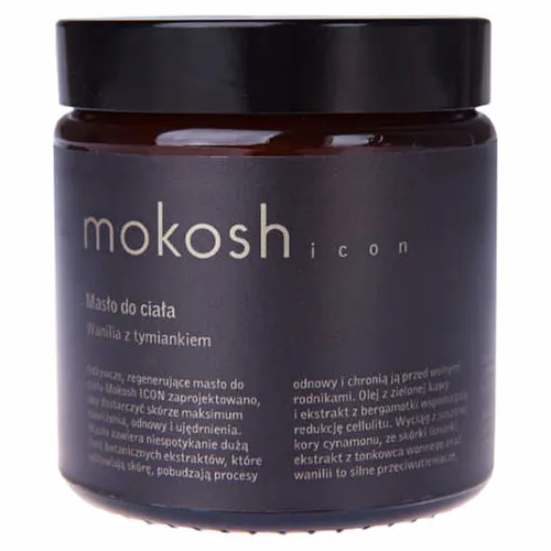 Mokosh Cosmetics Icon, Masło do ciała `Wanilia z tymiankiem`