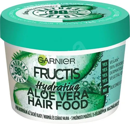 Garnier Fructis, Aloe Hair Food (Nawilżająca maska do włosów normalnych i suchych)
