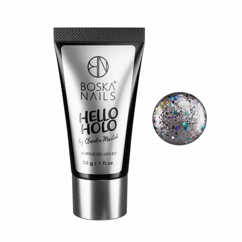 Boska Nails Hello Holo by Claudia Mastek,  Acrylic Gel UV/LED (Żel akrylowy)