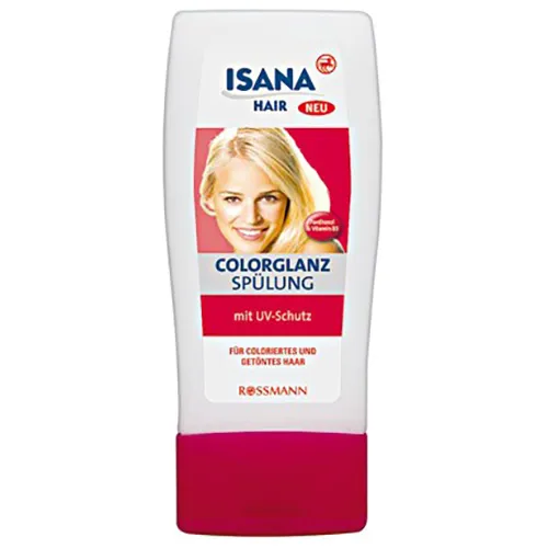 Isana Hair, Colorglanz, Spulung mit Uv - Schutz (Odżywka do włosów `Połysk koloru`)