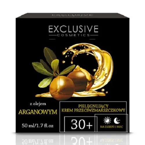 Exclusive Cosmetics Aktywator Młodości, Pielęgnujący  krem przeciwzmarszczkowy z olejem arganowym  30+