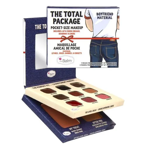 The Balm The Total Package, Denim Boyfriend Material Palette (Kieszonkowy zestaw do makijażu twarzy) - 2