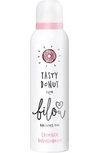 Bilou Tasty Donut, Creamy Shower Foam (Kremowa pianka pod prysznic `Pączek z truskawkowym lukrem`)