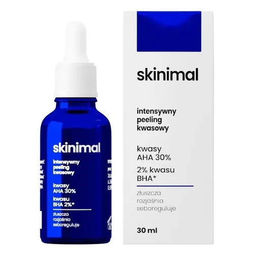 Skinimal Intensywny peeling kwasowy `AHA 30%, BHA 2%`