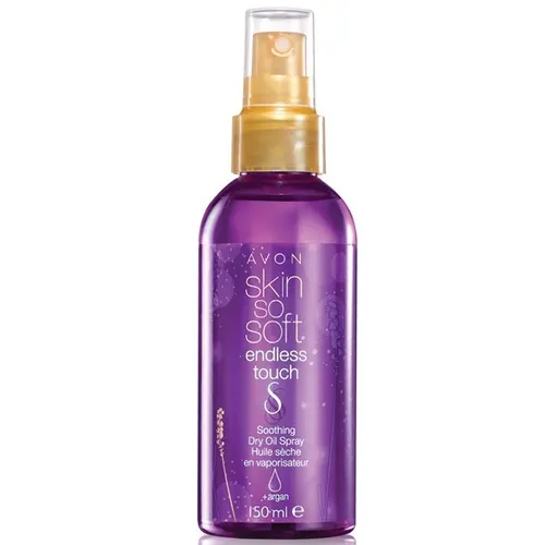 Avon Skin so Soft, Endless Toutch, Soothing Dry Oil Spray (Kojący suchy olejek do ciała w sprayu)