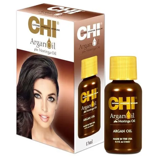 CHI Argan Oil plus Moringa Oil (Odżywka z olejem arganowym i moringa  kuracja odmładzająca i nawilżająca)