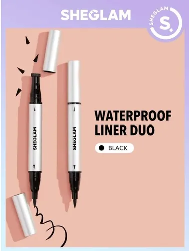 Sheglam Wing It Waterproof Liner Duo (Wodoodporny eyeliner ze stemplem) - 2