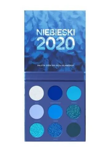 Glam Shop GlamBOX,  Paleta cieni do powiek `Niebieski 2020` - 2