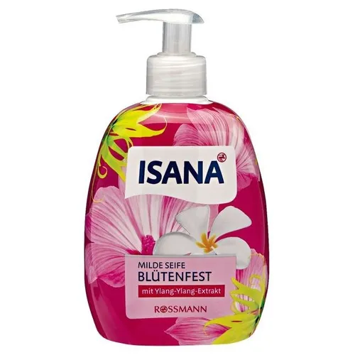 Isana Milde Seife Blütenfest mit Ying-ylang Extrakt (Delikatne mydło w płynie 'Święto kwiatów') - 2