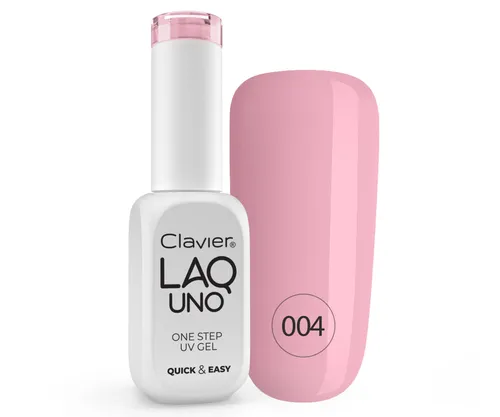 Clavier LaqUno, One Step Gel (Hybrydowy monofazowy lakier hybrydowy 3w1)