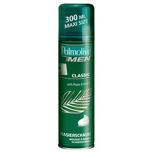 Palmolive For Men, Classic Shaving Foam with Palm Extract and Menthol (Pianka do golenia do twardego zarostu)