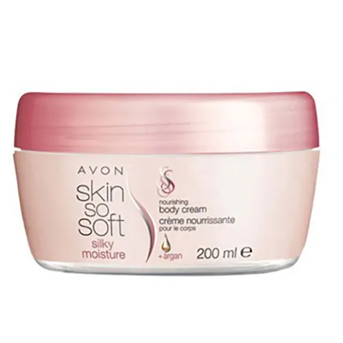 Avon Skin So Soft, Silky Moisture, Nourishing Body Cream (Nawilżający krem do ciała z olejkiem arganowym)