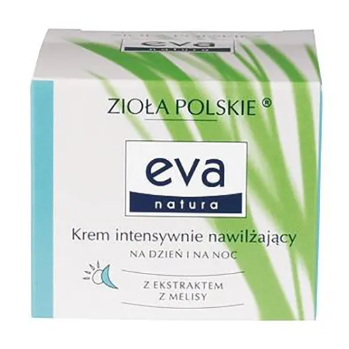 Eva Natura Zioła Polskie, Krem intensywnie nawilżający na dzień i na noc z ekstraktem z melisy - 1