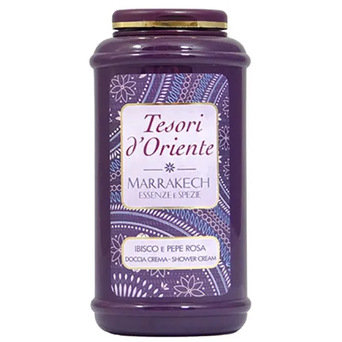 Tesori d'Oriente Marrakech Ibisco e Pepe Rosa, Doccia Crema (Kremowy żel pod prysznic `Hibiskus i różowy pieprz`)