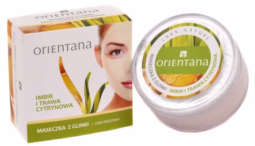 Orientana Naturalna maseczka z glinki `Imbir i trawa cytrynowa`