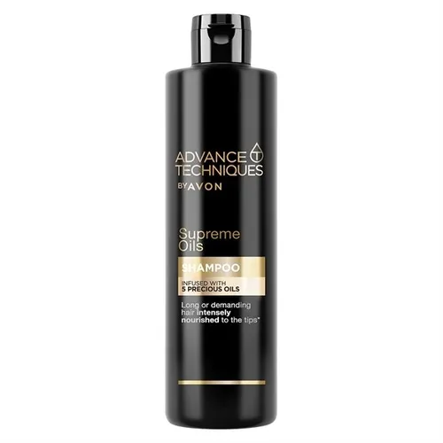 Avon Advance Techniques, Supreme Oils Shampoo Nutri 5 (Luksusowy intensywnie odżywiający szampon do włosów `Odżywienie i połysk` [ Kompleksowa pielęgnacja]) - 1