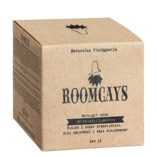 Roomcays Matujący krem do twarzy z zarostem SPF 15 - 1