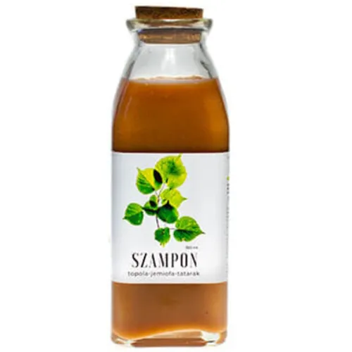 Trawiaste Szampon do włosów `Topola - jemioła - tatarak`