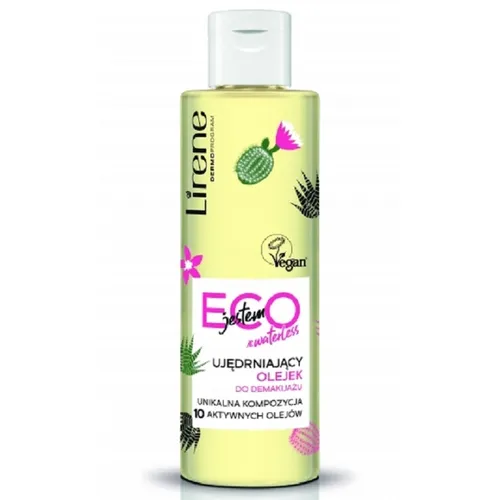 Lirene Dermoprogram Jestem Eco, #waterless, Ujędrniający olejek do demakijażu