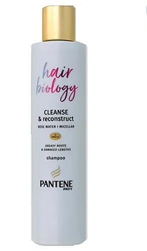 Pantene Pro-V, Hair Biology, Cleanse & Reconstruct Shampoo (Szampon do włosów `Oczyszczenie i odbudowa`)