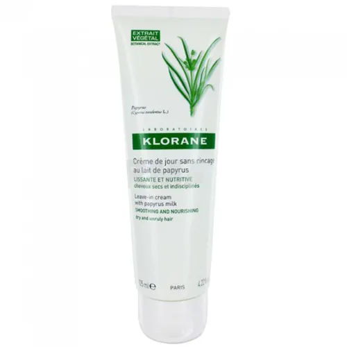 Klorane Creme de Jour Sans Rinçage au Lait de Papyrus [Leave-in Cream] (Odżywka bez spłukiwania na bazie mleczka z papirusa)