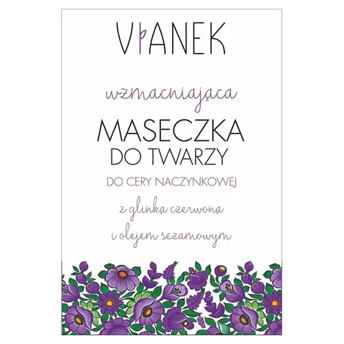 Vianek Seria Fioletowa, Wzmacniająca maseczka do twarzy