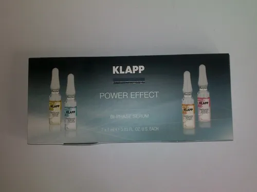 Klapp Cosmetics Power Effect Bi-Phase Serum+Hyaluron (Dwufazowe ampułki ‘nawilżenie-wypełnienie’) - 1