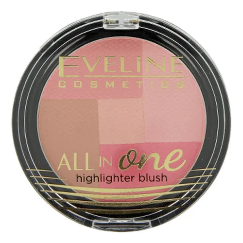 Eveline Cosmetics All in One, Highlighter Blush (Róż mozaika na policzki)