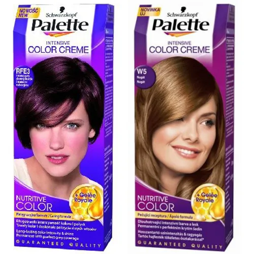 Palette Intensive Color Creme z mleczkiem pszczelim (Odcienie czerwone i brązowe)