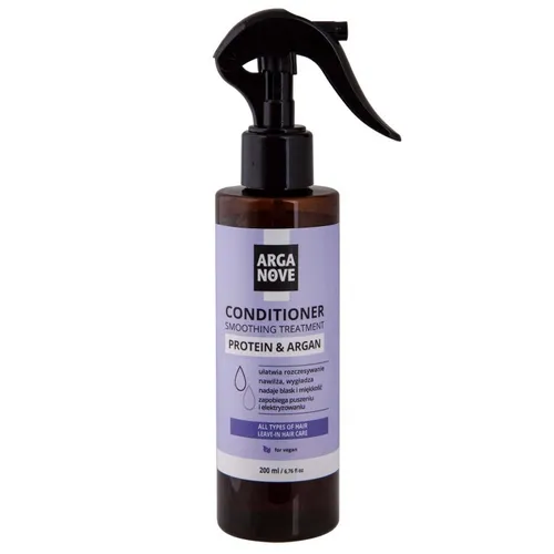 Arganove Conditioner Smoothing Treatment Protein & Argan (Naturalna odżywka do włosów w sprayu z olejem arganowym i roślinnymi proteinami)
