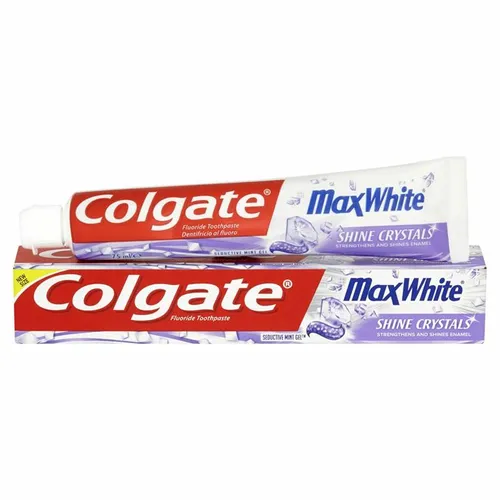 Colgate Max White Shine Crystals , Wybielająca pasta do zębów - 1