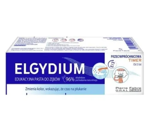 Elgydium Timer, Pasta edukacyjna dla dzieci od 3 lat