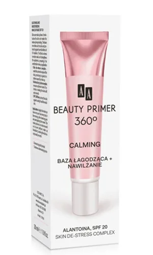 AA Beauty Primer 360⁰, Calming, Baza łagodząca+nawilżenie SPF20