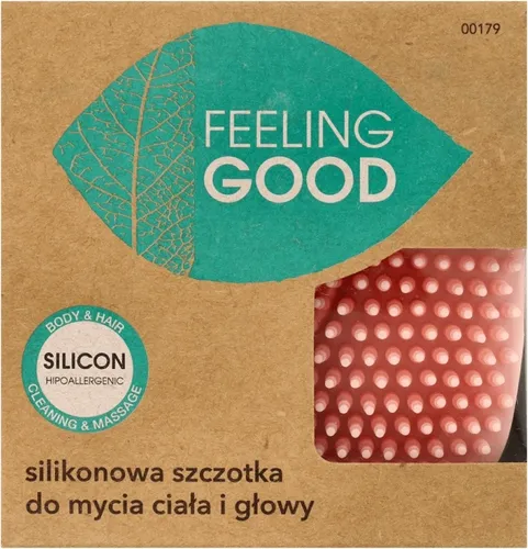 Jean Louis David Feeling Good, Silikonowa szczotka do mycia ciała i głowy