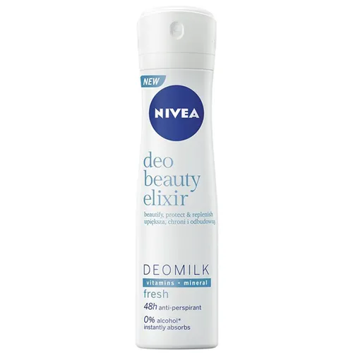 Nivea Deo Elixir Beauty, Deomilk  Fresh 48h Anti-perspirant (Antyperspirant w sprayu dla kobiet)