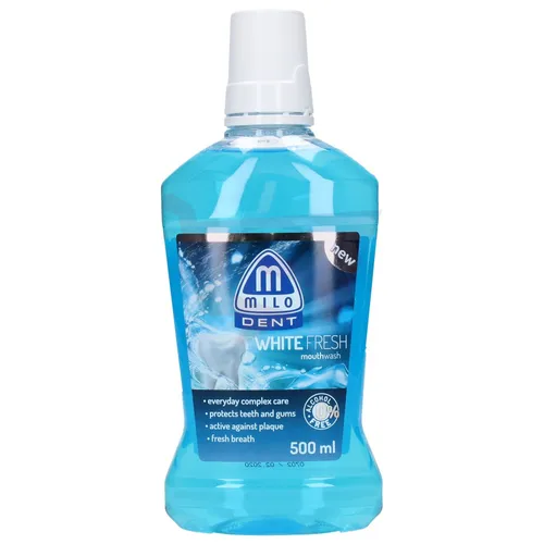 MILO Dent, White Fresh Mouthwash (Płyn do płukania jamy ustnej)