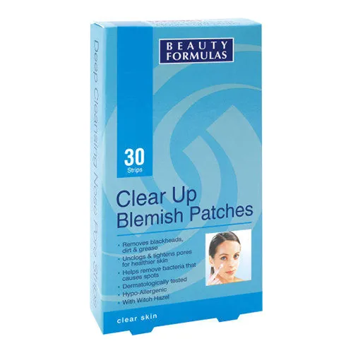 Beauty Formulas Clear Up Blemish Patches (Oczyszczające plasterki na krostki)