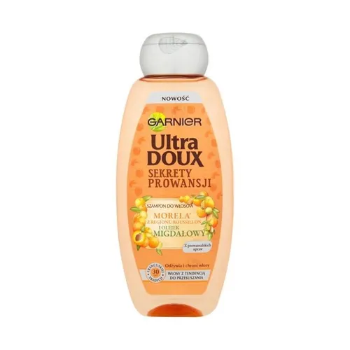 Garnier Ultra Doux, Sekrety Prowansji, Szampon do włosów z tendencją do przesuszania `Morela z Rousillon i olejek migdałowy`